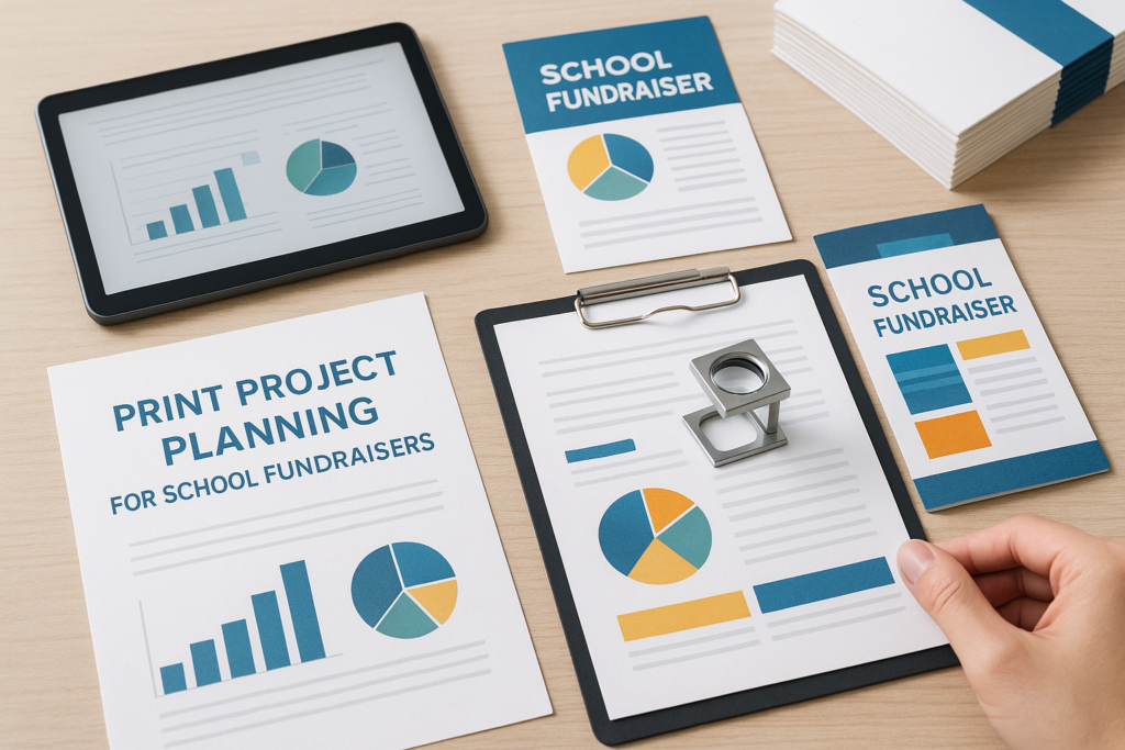 Print Project Planning for School Fundraisers