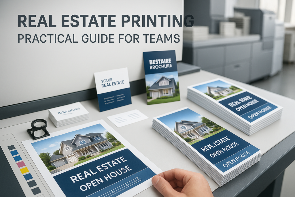 Real Estate Printing: Practical Guide for Teams
